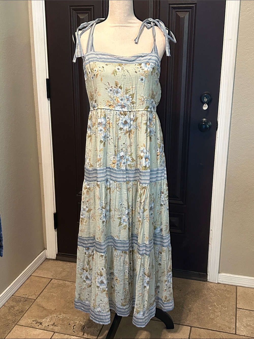 Cottagecore Floral Whimsy Maxi Dress